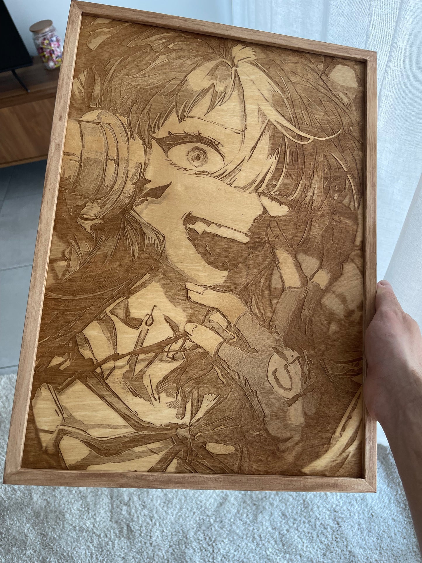 Custom wood engraving