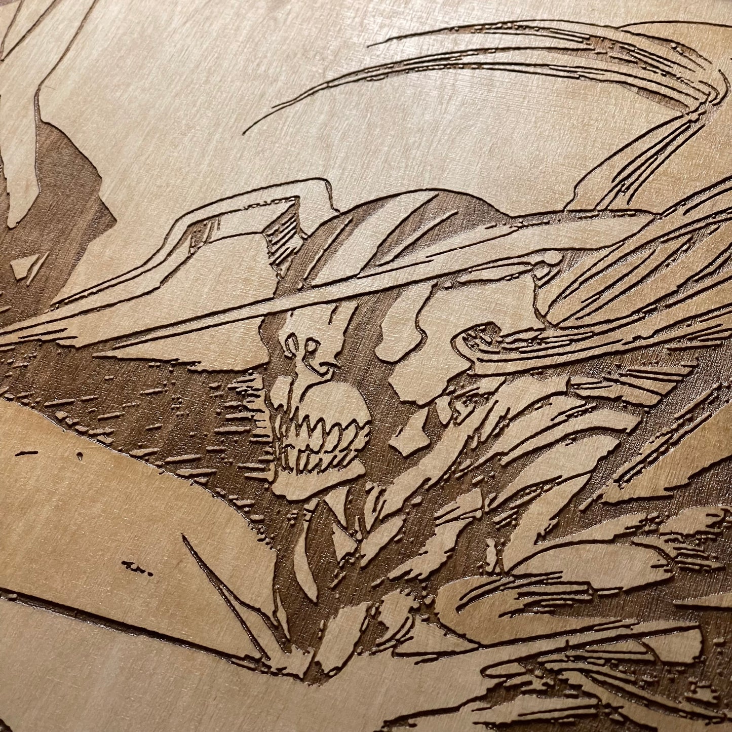 Engraving "Vasto Lorde Ichigo vs Ulquiorra" A3 format