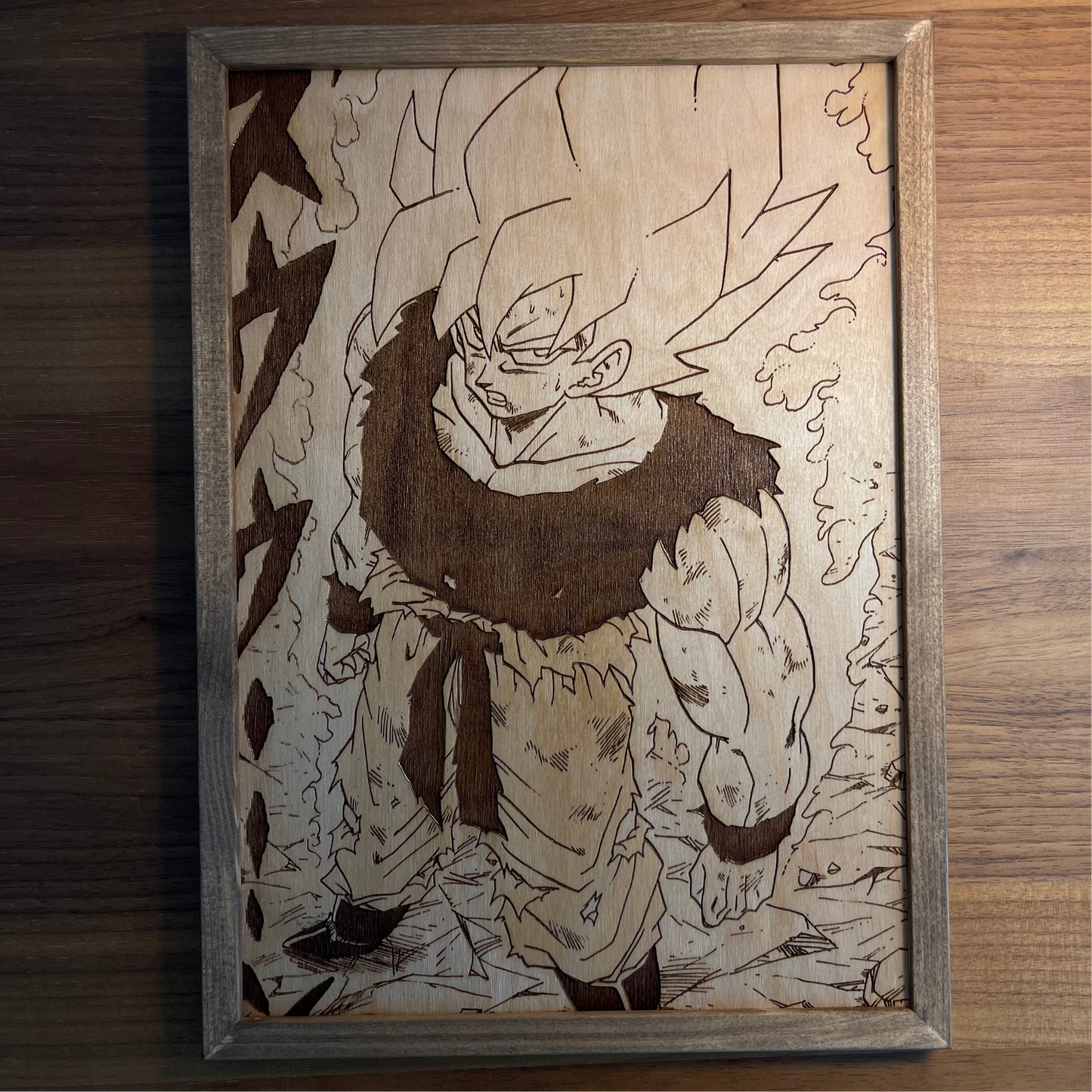 Gravure "GOKU SSJ" Format A4