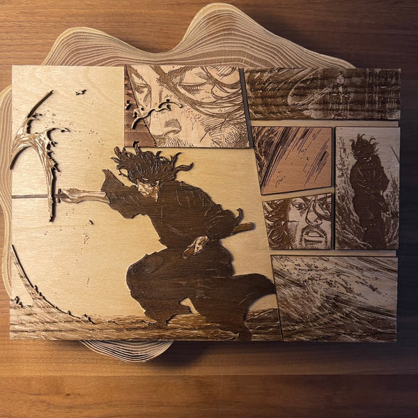 Custom wood layered work