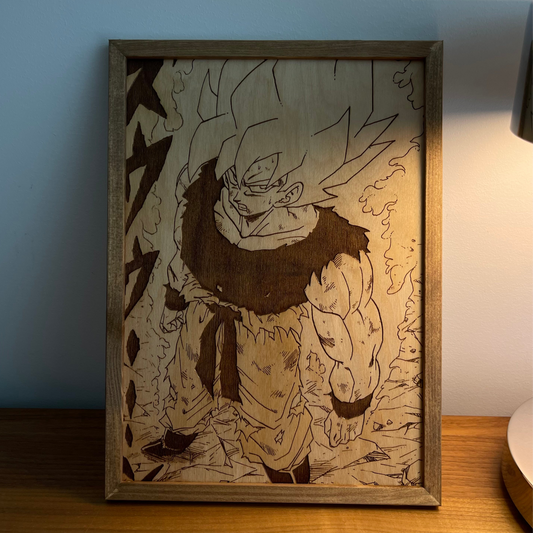 Gravure "GOKU SSJ" Format A4