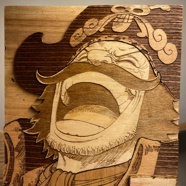 Custom wood layered work